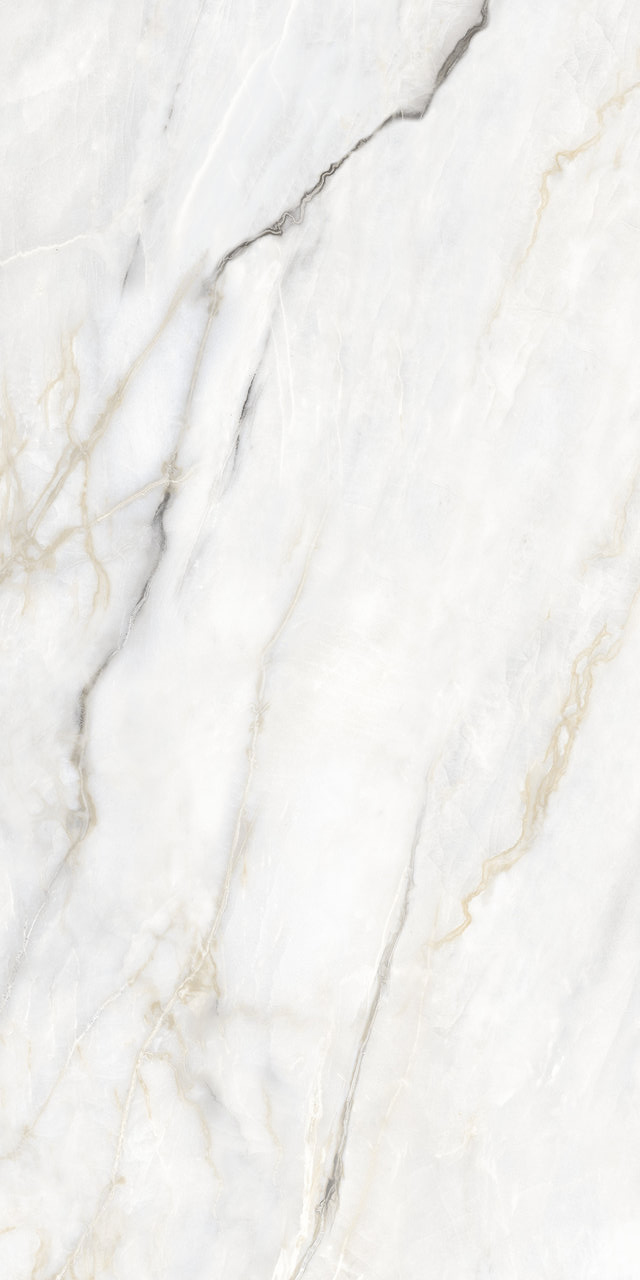 Aosta Calacatta Bluette Glint 60"x120 | Glazed Porcelain | Slab