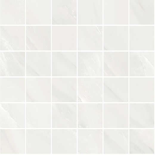 Aosta Delicato Bianco Natural 2"x2 | Color Body Porcelain | Floor/Wall Mosaic