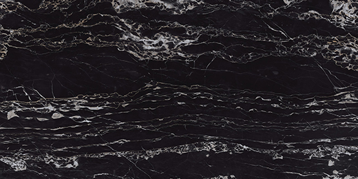 Aosta Regalia Nero Polished 24"x48 | Color Body Porcelain | Floor/Wall Tile