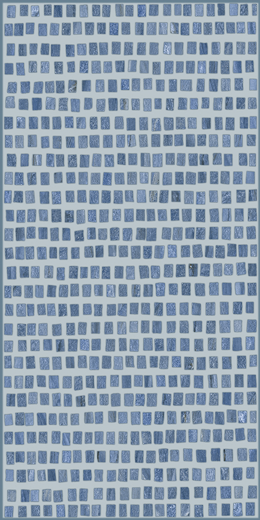 Ardelle Azul Bahia Polished 30"x60" Vetro Deco Azul | Color Body Porcelain | Floor/Wall Decorative