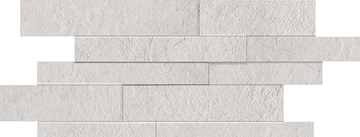 Arkitone W Matte Staggered Mosaic | Through Body Porcelain | Floor/Wall Mosaic