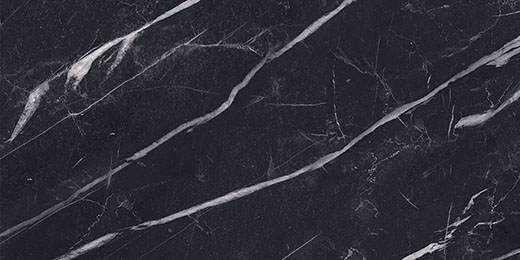 Armanti Marquina Black Polished 24"x48 | Glazed Porcelain | Floor/Wall