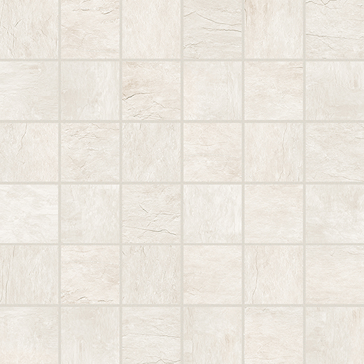 Aspire Blanc Matte 2"x2" Mosaic | Color Body Porcelain | Floor/Wall Mosaic