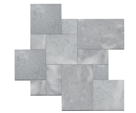 Azul Azul Tumbled French Pattern 3cm Paver | Marble | Outdoor Paver