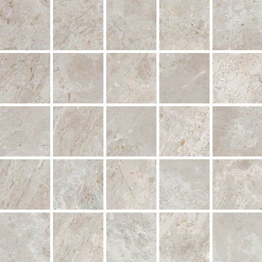 Bakersfield Pumice Natural 2"x2" Mosaic | Glazed Porcelain | Floor/Wall Mosaic