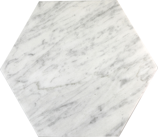 Bianco Carrara Bianco Carrara Honed 9" Hexagon | Marble | Floor/Wall Tile
