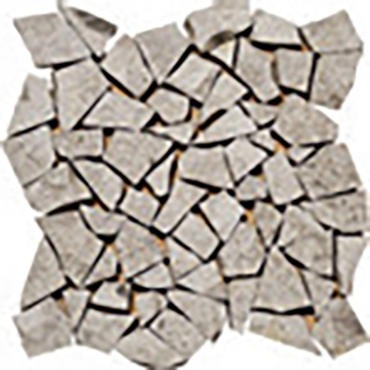 Breccia Bianco Matte Palladiana Mosaic | Color Body Porcelain | Floor/Wall Mosaic