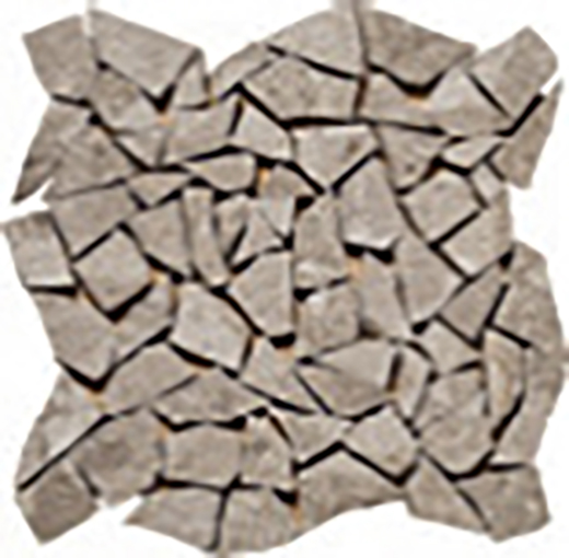 Breccia Grigio Chiaro Matte Palladiana Mosaic | Color Body Porcelain | Floor/Wall Mosaic