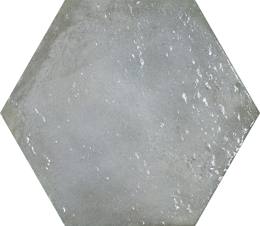 Brilliance Verde Semi Polished 9.5"x11" Hexagon | Glazed Porcelain | Floor/Wall Tile