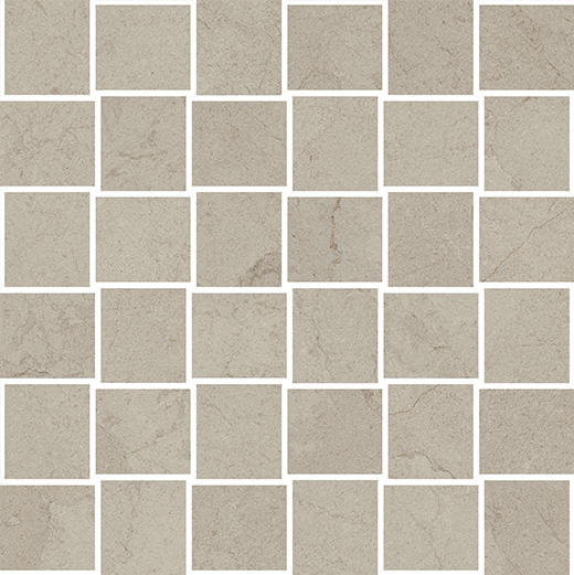 Caliza Edge Gray Soft 2"X2" Basketweave Mosaic | Color Body Porcelain | Floor/Wall Mosaic