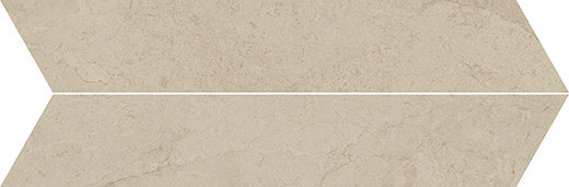 Caliza Mod Beige Soft 4"X21" Chevron | Color Body Porcelain | Floor/Wall Tile