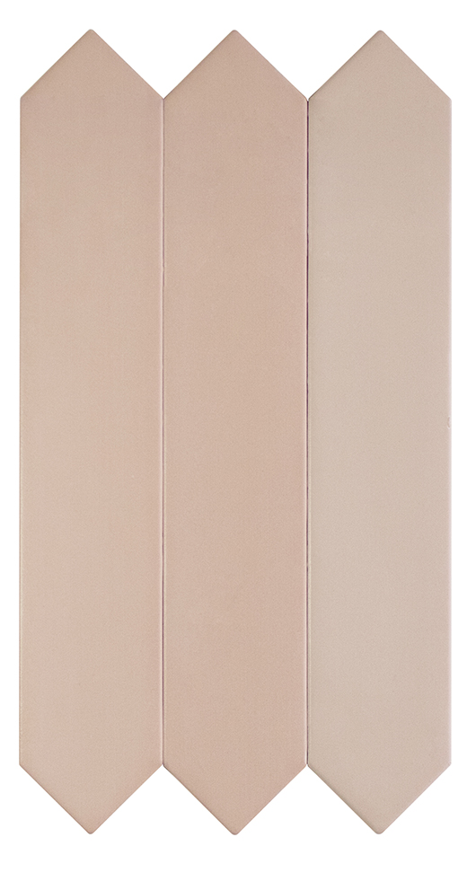 Candy Pink Matte 1.7"x9.5" Crayon Pink | Ceramic | Wall
