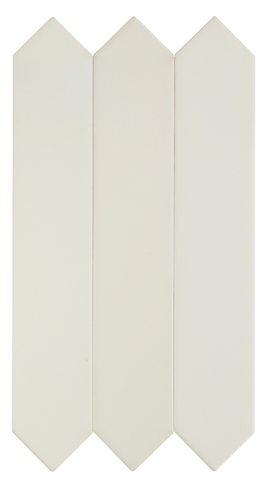 Candy White Matte 1.7"x9.5" Crayon White | Ceramic | Wall