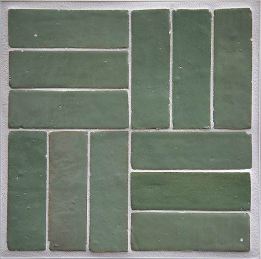 Casablanca Ouazzane Green  2"x6" | Ceramic | Wall