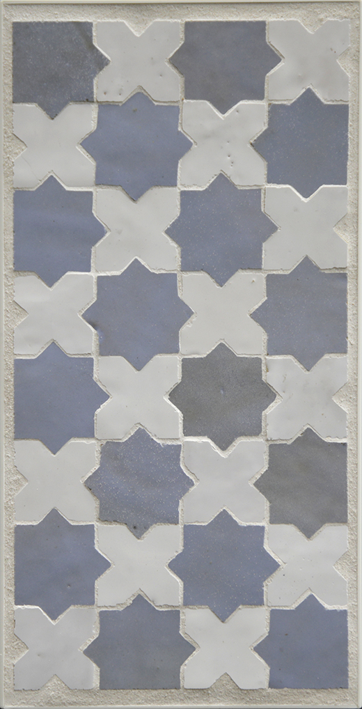 Casablanca Moroccan Sky/Palacio WhiteMarrakech Mosaic | Ceramic | Wall Mosaic