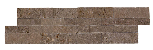Castano Castano Natural 4.75"x6.75" 2cm Ledge Corner | Travertine | Exterior Stone