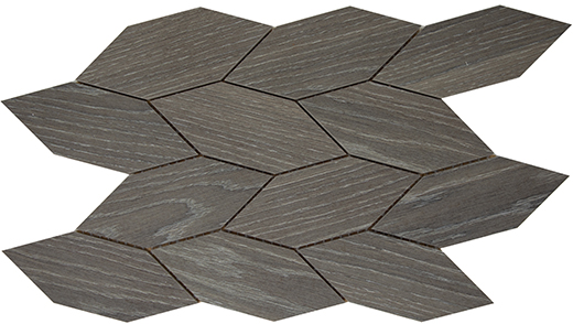Catalan Woodchunk Natural Leaf Mosaic Woodchunk | Color Body Porcelain | Floor/Wall Mosaic