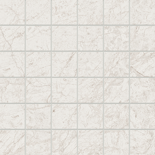Cathedral Bianco Matte 2"X2" Mosaic | Color Body Porcelain | Floor/Wall Mosaic