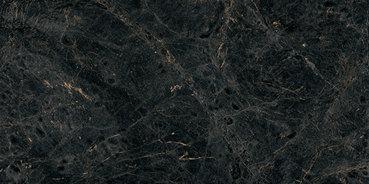 Cathedral Nero Polished 24"x48 | Color Body Porcelain | Floor/Wall Tile