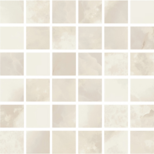 Cava Carrara Onyx Grey Matte/Honed 2"x2" Mosaic | Color Body Porcelain | Floor/Wall Mosaic