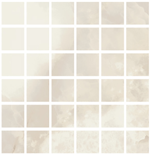 Cava Carrara Onyx Grey Matte/Honed 2"x2" Mosaic | Color Body Porcelain | Floor/Wall Mosaic