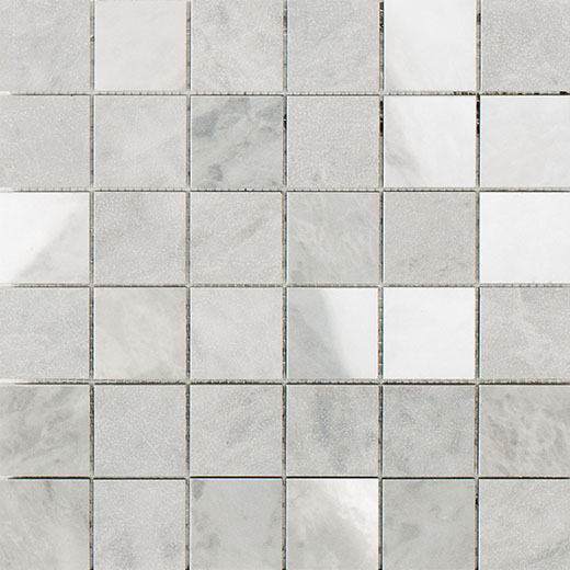 Outlet Charm Grigio Versilia Mix 2"x2" Mosaic | Color Body Porcelain | Floor/Wall Mosaic