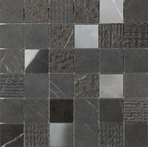 Outlet Charm Pietra Grey Mix 2"x2" Mosaic | Color Body Porcelain | Floor/Wall Mosaic