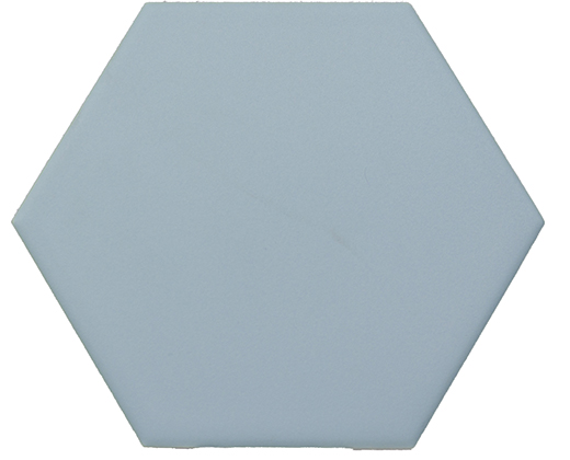 Chelsea Turquoise Matte 6"X6.8" Hexagon | Glazed Porcelain | Floor/Wall Tile