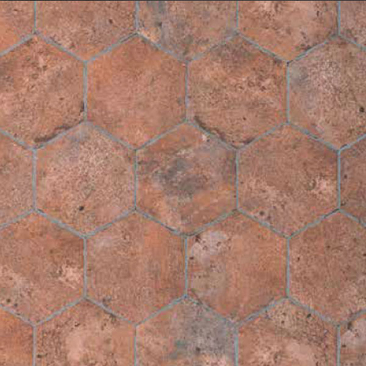 Chicago Brick Wrigley Natural 9"x11" Hexagon | Glazed Porcelain | Floor/Wall Tile