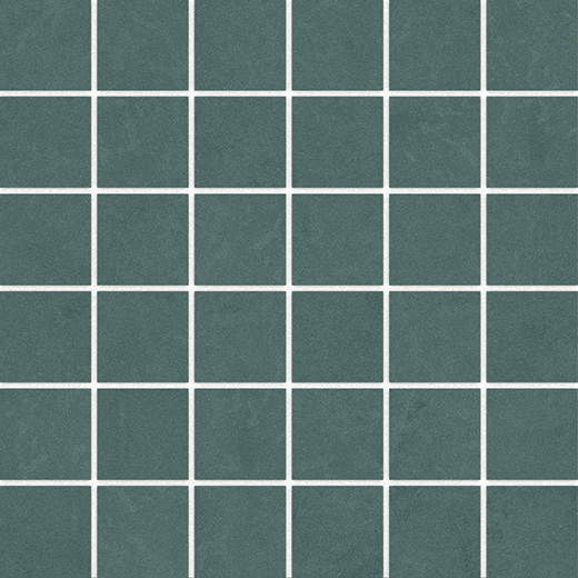 Chroma Forest Green Matte 2"x2" Mosaic | Color Body Porcelain | Floor/Wall Mosaic