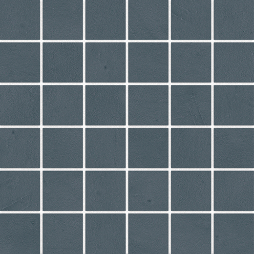 Chroma Ocean Blue Matte 2"x2" Mosaic | Color Body Porcelain | Floor/Wall Mosaic