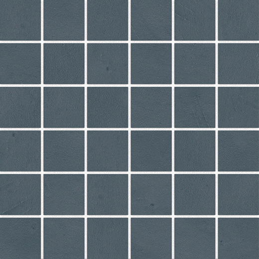 Chroma Ocean Blue Matte 2"x2" Mosaic | Color Body Porcelain | Floor/Wall Mosaic