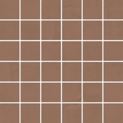 Chroma Pale Red Matte 2"x2" Mosaic | Color Body Porcelain | Floor/Wall Mosaic