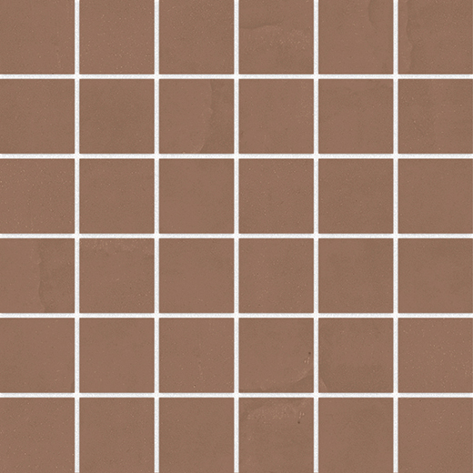 Chroma Pale Red Matte 2"x2" Mosaic | Color Body Porcelain | Floor/Wall Mosaic