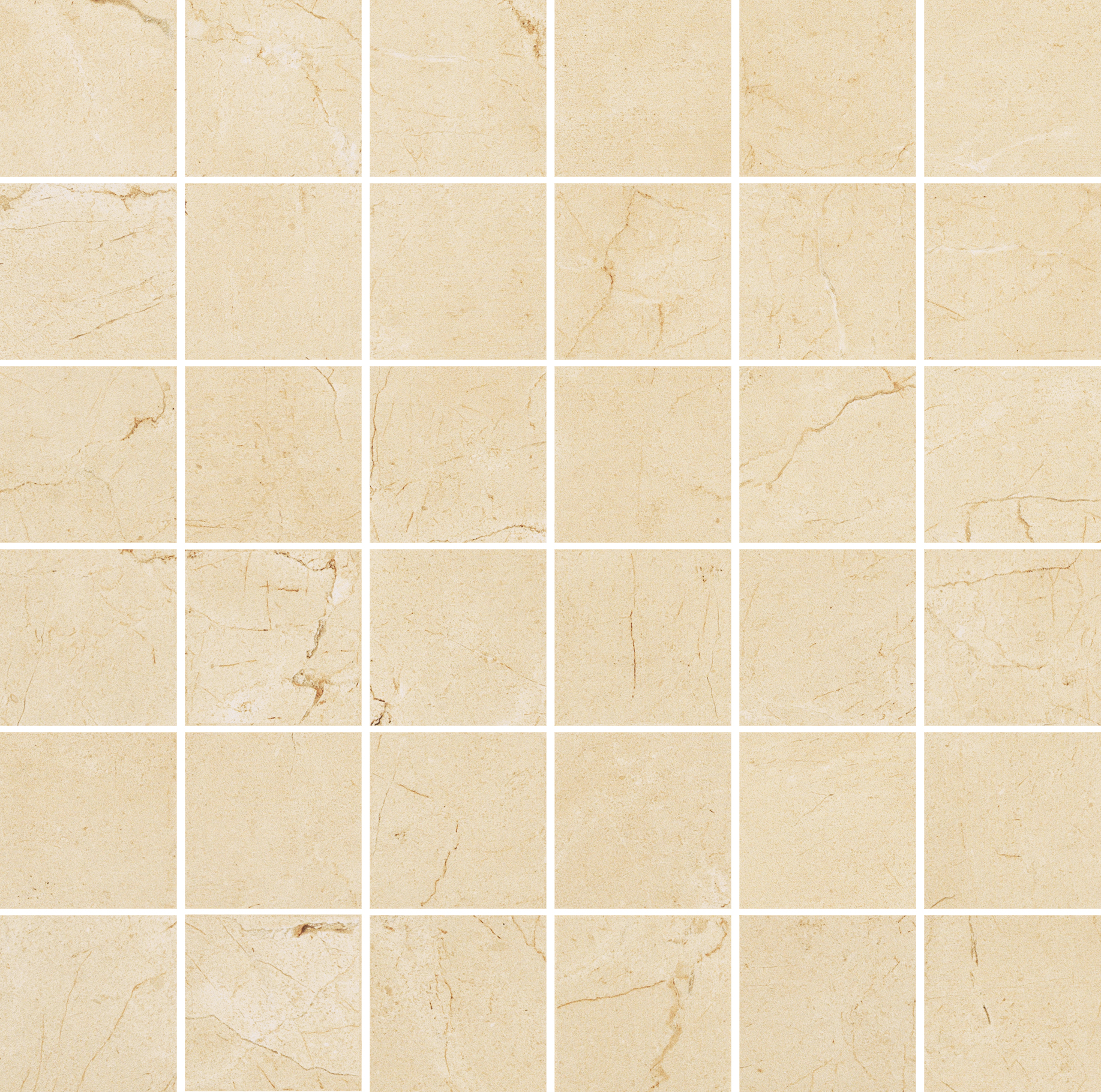 Citadel Grace Matte 2"x2" (12"x12" Mosaic Sheet) | Glazed Porcelain | Floor/Wall Mosaic