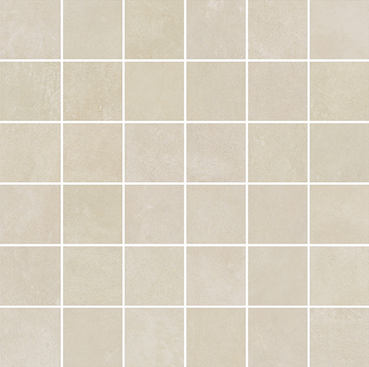 City Brentwood Beige Natural 2"x2" (12"x12" Mosaic Sheet) | Color Body Porcelain | Floor/Wall Mosaic