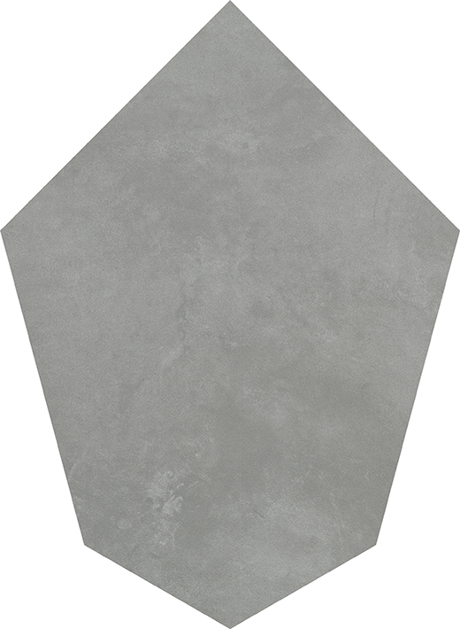 City Gramercy Gray Natural 21.5"x29.5" Polygon | Color Body Porcelain | Floor/Wall Dimensional