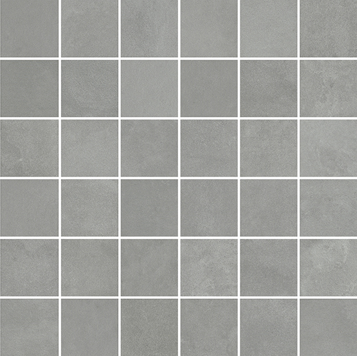 City Gramercy Gray Natural 2"x2" (12"x12" Mosaic Sheet) | Color Body Porcelain | Floor/Wall Mosaic