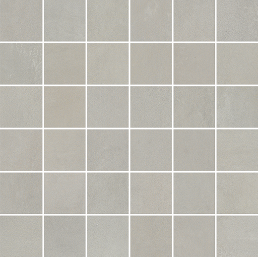 City Riverside Steel Natural 2"x2" (12"x12" Mosaic Sheet) | Color Body Porcelain | Floor/Wall Mosaic