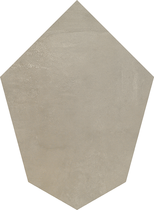 City Tribeca Taupe Natural 21.5"x29.5" Polygon | Color Body Porcelain | Floor/Wall Dimensional