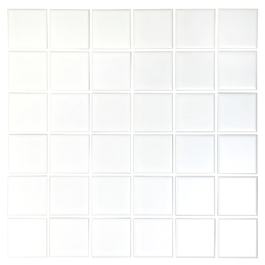 Classico White Matte 2"x2" Mosaic White | Glazed Porcelain | Mosaic