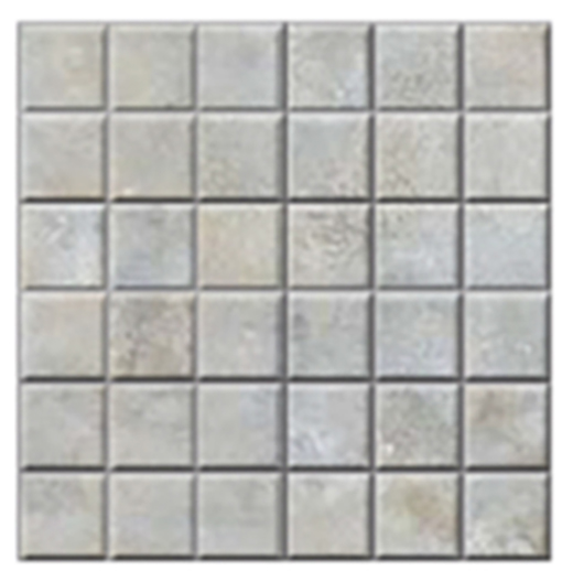 Clinton Greige Honed 2"x2" (12"x12" Mosaic Sheet) | Glazed Porcelain | Floor/Wall Mosaic