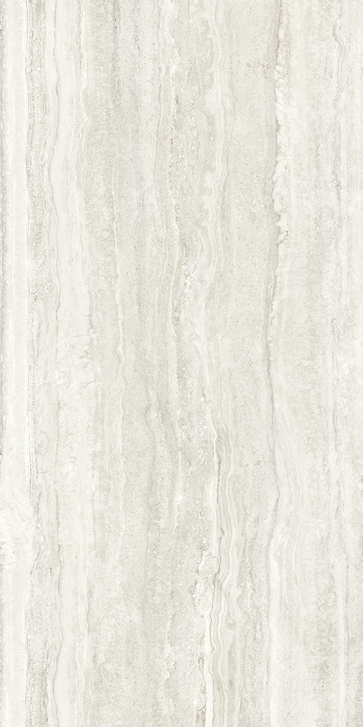Colossus Travertino White Polished 63"x126" Bookmatch A | Color Body Porcelain | Slab