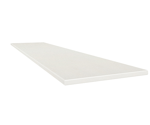 Marmiline Marmiline Mist Polished 18"x47" Bench | Composite | Bench