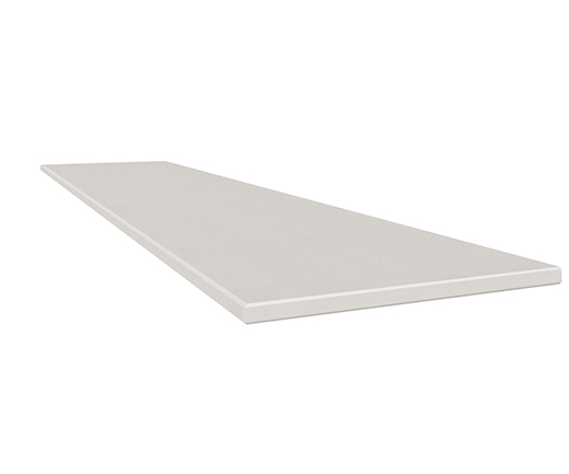 Marmiline Marmiline Pearl Polished 18"x47" Bench | Composite | Bench