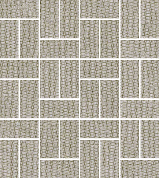 Cuadros Drift Matte 1.5"x3" Offset Basketweave | Color Body Porcelain | Floor/Wall Mosaic