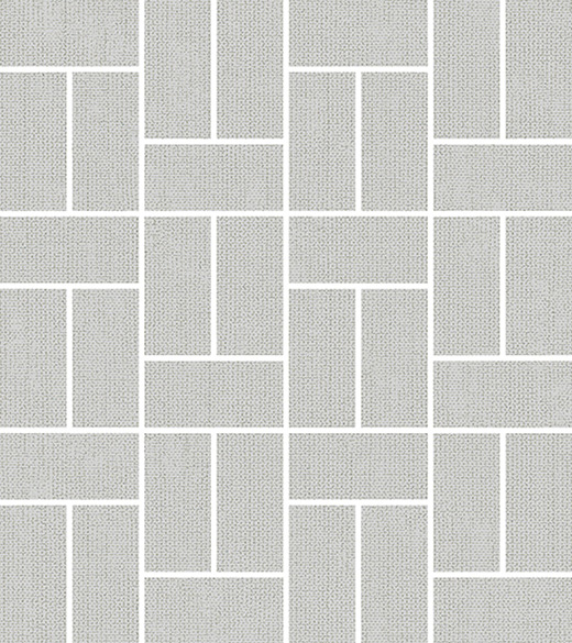 Cuadros Loom Matte 1.5"x3" Offset Basketweave | Color Body Porcelain | Floor/Wall Mosaic