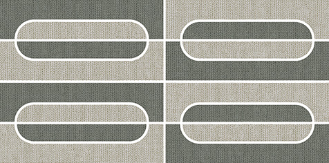Cuadros Moss/Sand Matte 4"x8" Semi Oval Mosaic | Color Body Porcelain | Floor/Wall Mosaic