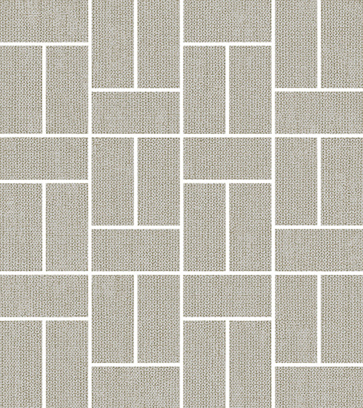 Cuadros Sand Matte 1.5"x3" Offset Basketweave | Color Body Porcelain | Floor/Wall Mosaic