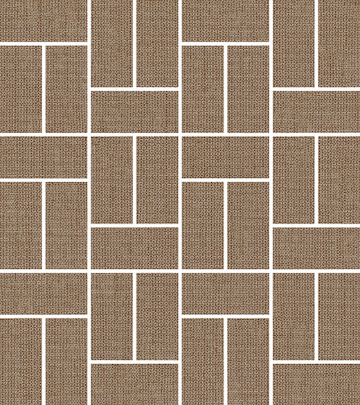 Cuadros Suede Matte 1.5"x3" Offset Basketweave | Color Body Porcelain | Floor/Wall Mosaic